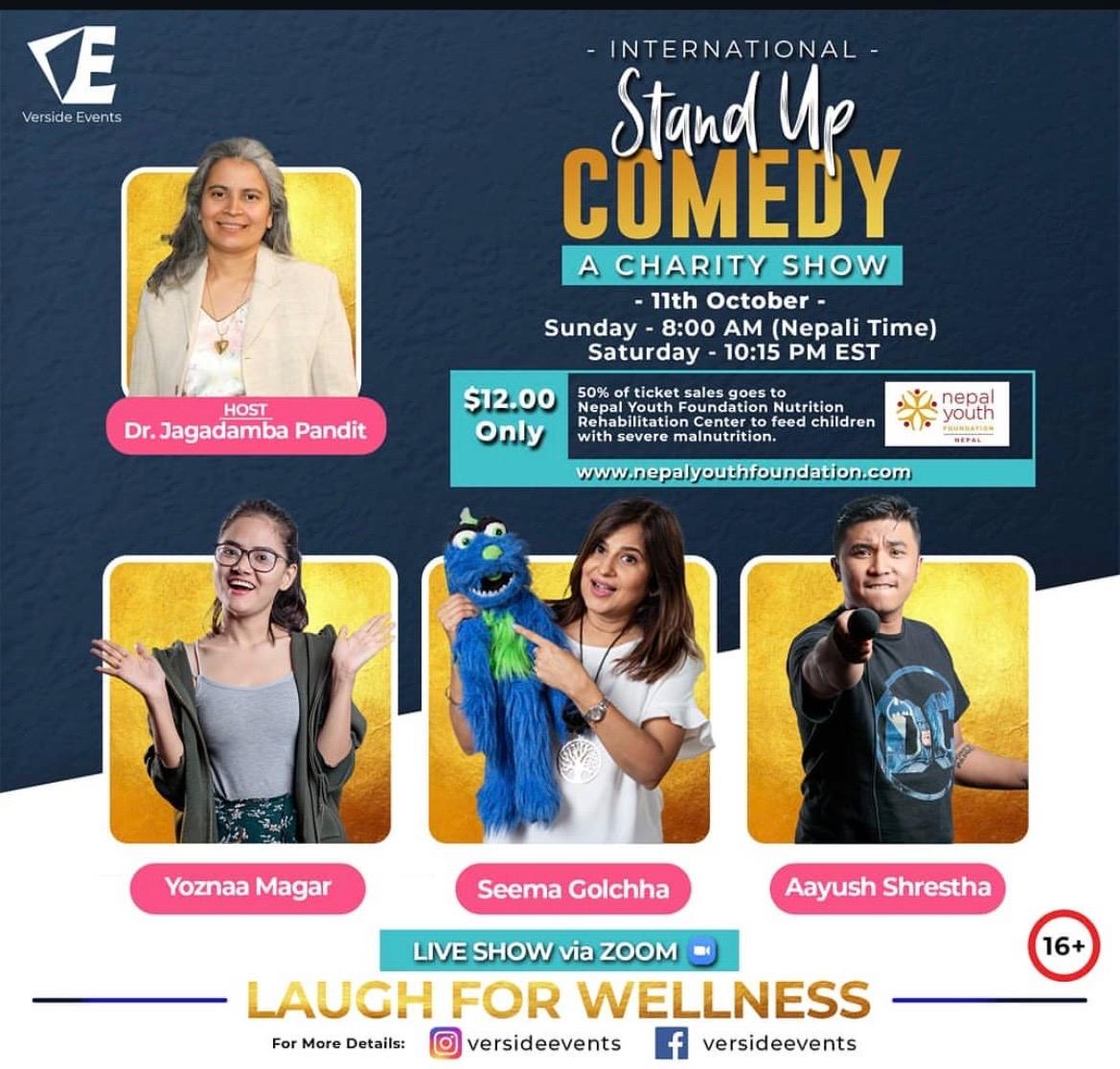 Laugh For Wellness (International Stand-up Comedy Charity Show) 2020